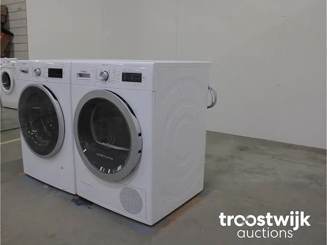 Bosch serie 8 varioperfect wasmachine & bosch homeprofessional selfcleaning condenser droger - afbeelding 7 van  8