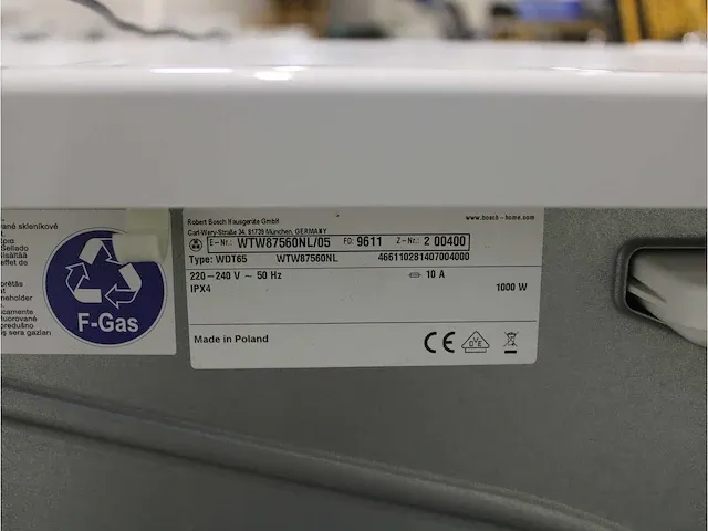 Bosch serie 8 varioperfect wasmachine & bosch serie 8 selfcleaning condenser droger - afbeelding 8 van  8