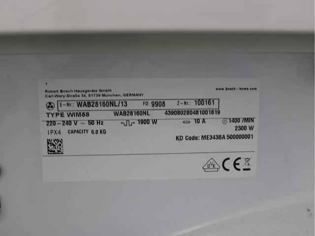 Bosch serie|2 a+++ wasmachines & bosch serie|4 selfcleaning condenser wasdrogers - afbeelding 5 van  8