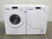 Bosch serie|2 varioperfect wasmachine & bosch serie|4 selfcleaning condenser wasdroger - afbeelding 1 van  8