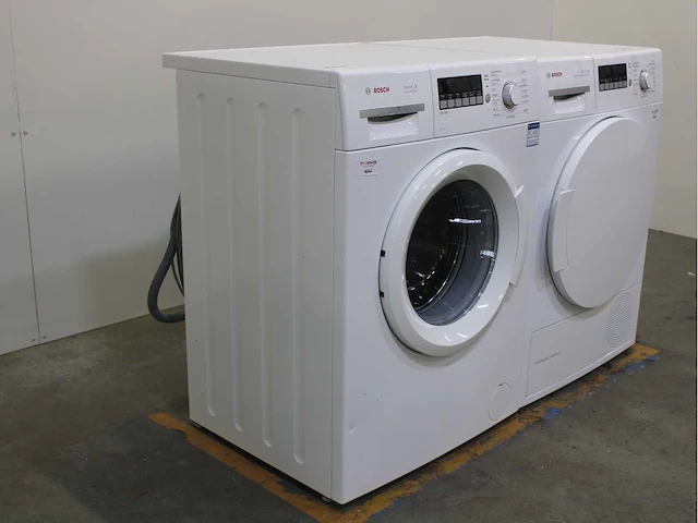 Bosch serie|2 varioperfect wasmachine & bosch serie|4 selfcleaning condenser wasdroger - afbeelding 4 van  8