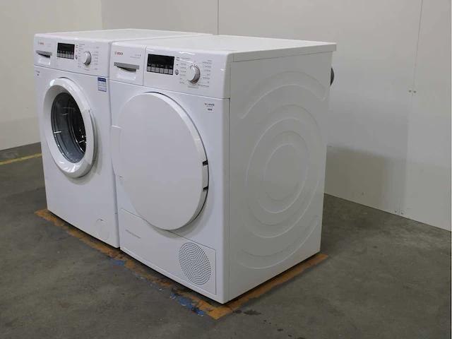 Bosch serie|2 varioperfect wasmachine & bosch serie|4 selfcleaning condenser wasdroger - afbeelding 7 van  8