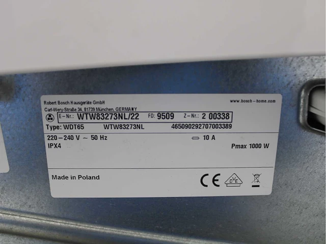 Bosch serie|2 varioperfect wasmachine & bosch serie|4 selfcleaning condenser wasdroger - afbeelding 8 van  8