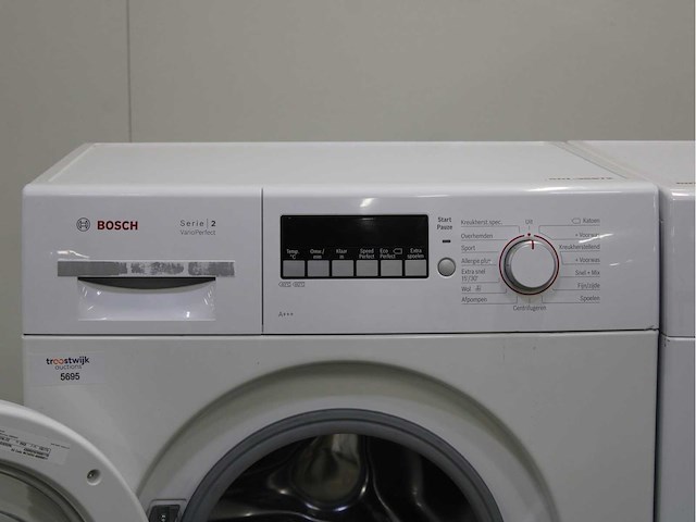 Bosch serie|2 varioperfect wasmachine & bosch serie|4 selfcleaning condenser wasdroger - afbeelding 3 van  8