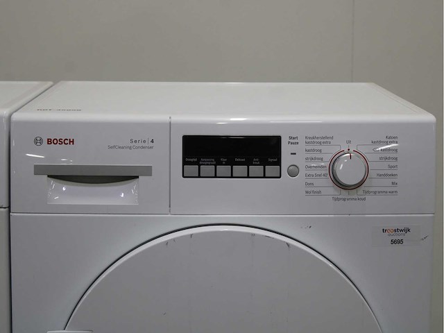 Bosch serie|2 varioperfect wasmachine & bosch serie|4 selfcleaning condenser wasdroger - afbeelding 6 van  8