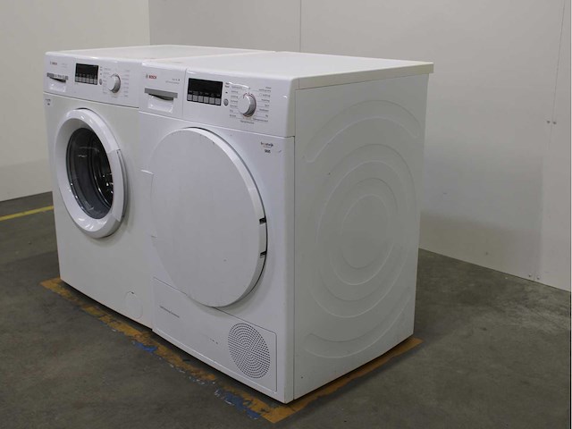 Bosch serie|2 varioperfect wasmachine & bosch serie|4 selfcleaning condenser wasdroger - afbeelding 7 van  8