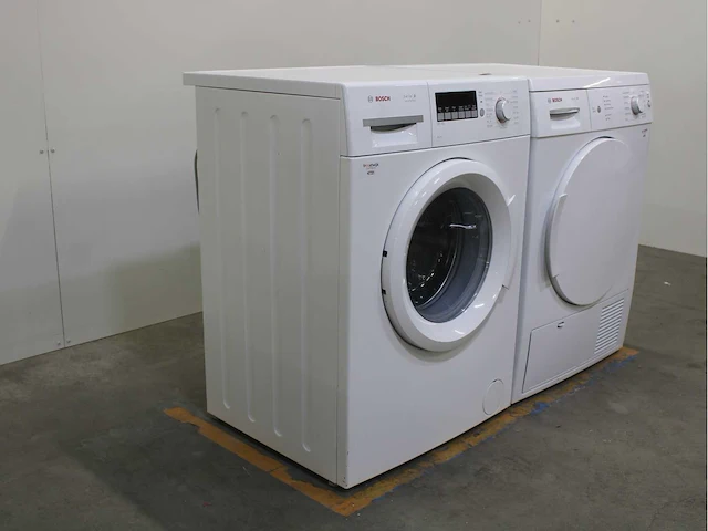 Bosch serie|2 varioperfect wasmachine & bosch serie|4 wasdroger - afbeelding 4 van  8