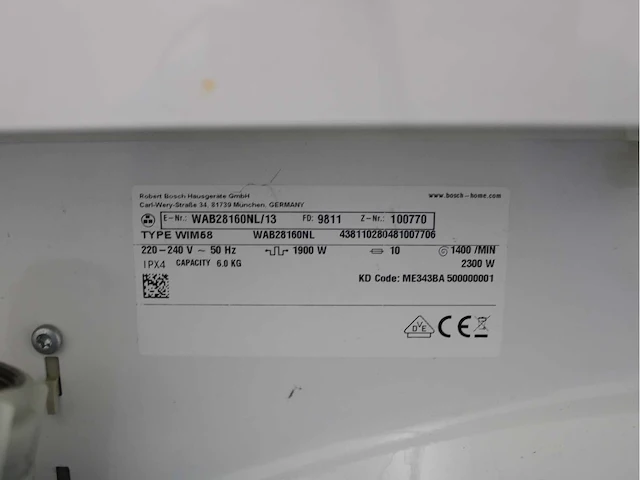 Bosch serie|2 wasmachine & bosch serie|4 selfcleaning condenser wasdroger - afbeelding 5 van  8