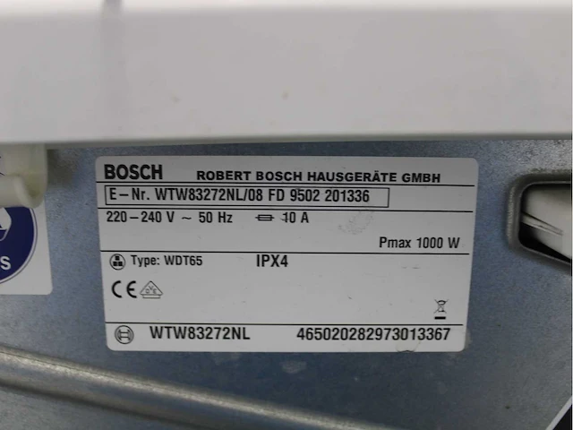 Bosch serie|2 wasmachine & bosch serie|4 selfcleaning condenser wasdroger - afbeelding 8 van  8