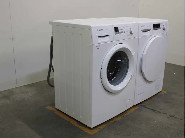 Bosch serie|2 wasmachine & bosch serie|4 selfcleaning condenser wasdroger - afbeelding 4 van  8