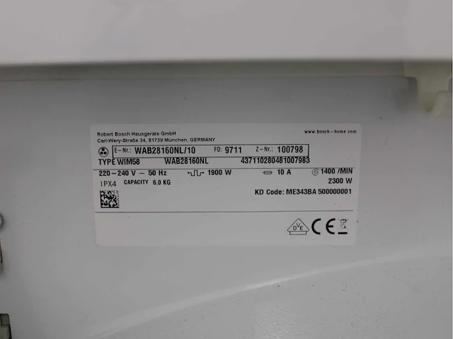 Bosch serie|2 wasmachine & bosch serie|4 selfcleaning condenser wasdroger - afbeelding 5 van  8