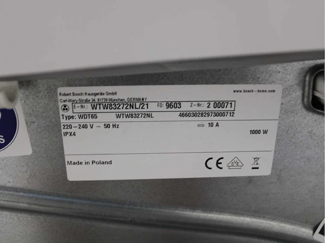 Bosch serie|2 wasmachine & bosch serie|4 selfcleaning condenser wasdroger - afbeelding 8 van  8
