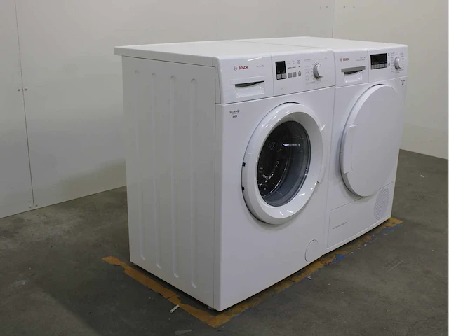 Bosch serie|2 wasmachine & bosch serie|4 selfcleaning condenser wasdroger - afbeelding 4 van  8