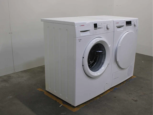 Bosch serie|2 wasmachine & bosch serie|4 selfcleaning condenser wasdroger - afbeelding 4 van  8