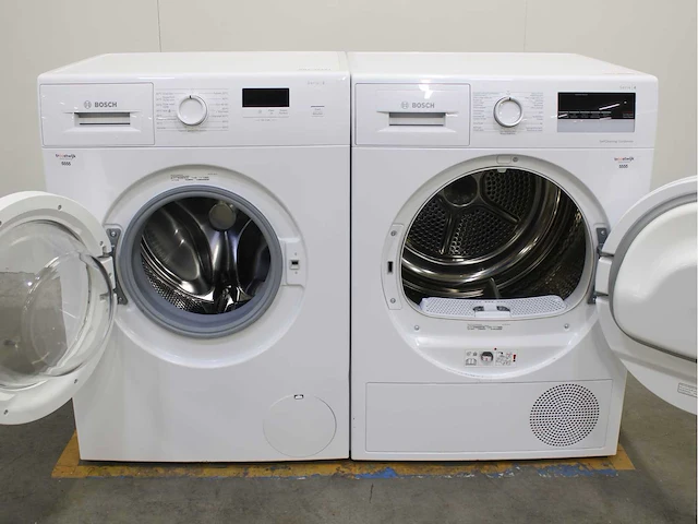 Bosch serie|2 wasmachine & bosch serie|4 selfcleaning condenser wasdroger - afbeelding 2 van  8