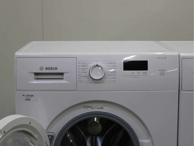 Bosch serie|2 wasmachine & bosch serie|4 selfcleaning condenser wasdroger - afbeelding 3 van  8