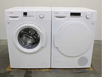 Bosch serie|2 wasmachine & bosch serie|4 selfcleaning condenser wasdroger - afbeelding 1 van  8