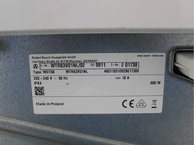 Bosch serie|2 wasmachine & bosch serie|4 wasdroger - afbeelding 8 van  8