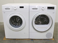 Bosch serie|2 wasmachine & bosch serie|4 wasdroger - afbeelding 1 van  8