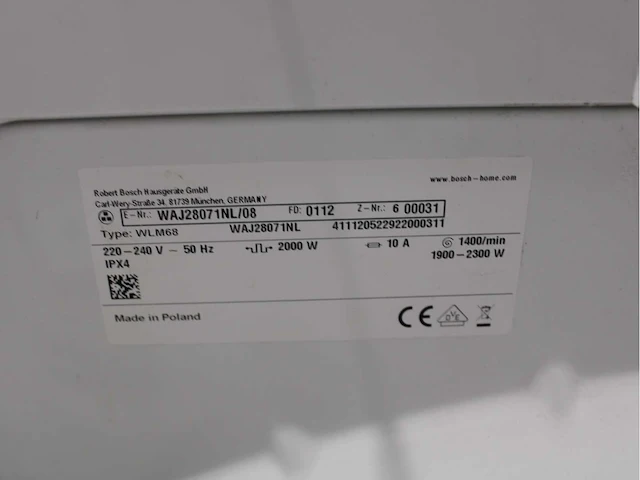 Bosch serie|2 wasmachine & bosch serie|4 wasdroger - afbeelding 5 van  8