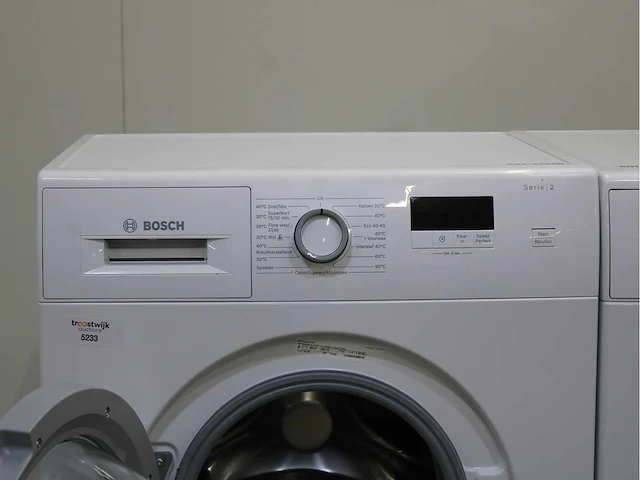 Bosch serie|2 wasmachine & bosch serie|4 wasdroger - afbeelding 3 van  8