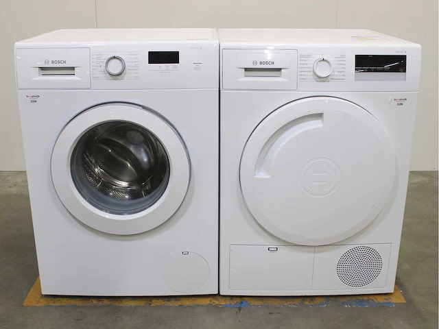 Bosch serie|2 wasmachine & bosch serie|4 wasdroger - afbeelding 1 van  8
