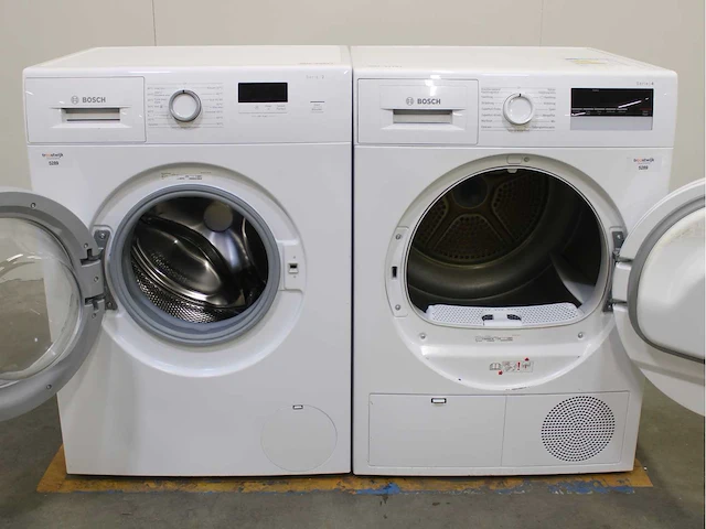Bosch serie|2 wasmachine & bosch serie|4 wasdroger - afbeelding 2 van  8