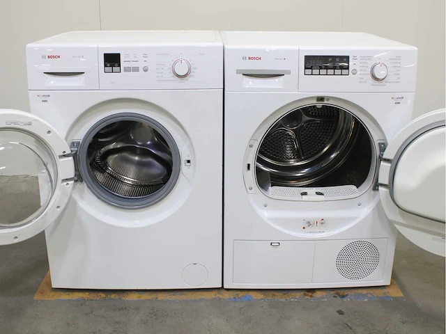 Bosch serie|2 wasmachine & bosch serie|4 wasdroger - afbeelding 2 van  8