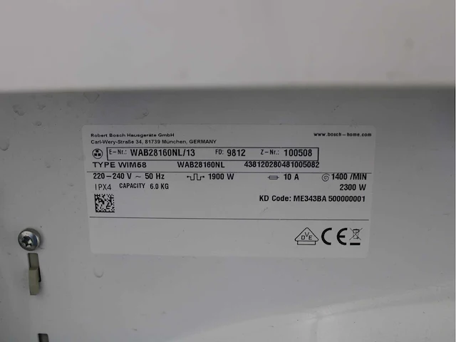Bosch serie|2 wasmachine & bosch serie|4 wasdroger - afbeelding 5 van  8