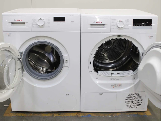 Bosch serie|2 wasmachine & bosch serie|4 wasdroger - afbeelding 2 van  8