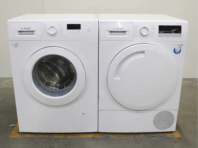 Bosch serie|2 wasmachine & bosch serie|4 wasdroger - afbeelding 1 van  7