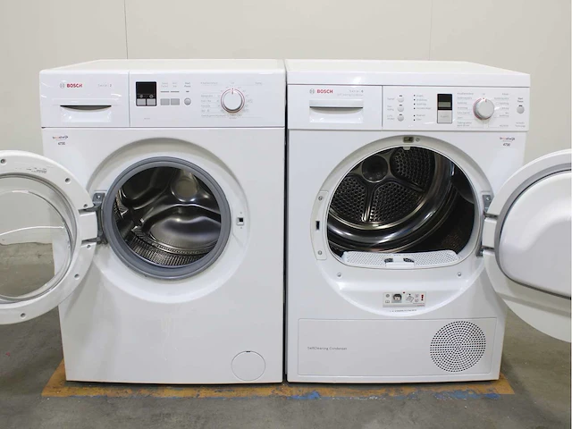Bosch serie|2 wasmachine & bosch serie|6 selfcleaning condenser activeair technology wasdroger - afbeelding 2 van  8