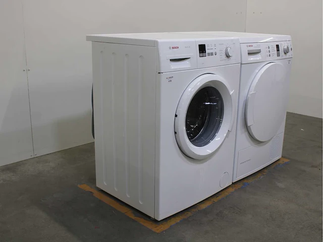 Bosch serie|2 wasmachine & bosch serie|6 selfcleaning condenser activeair technology wasdroger - afbeelding 4 van  8