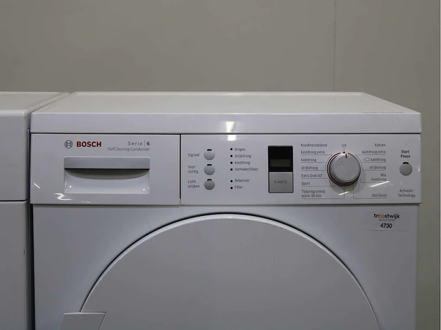 Bosch serie|2 wasmachine & bosch serie|6 selfcleaning condenser activeair technology wasdroger - afbeelding 6 van  8