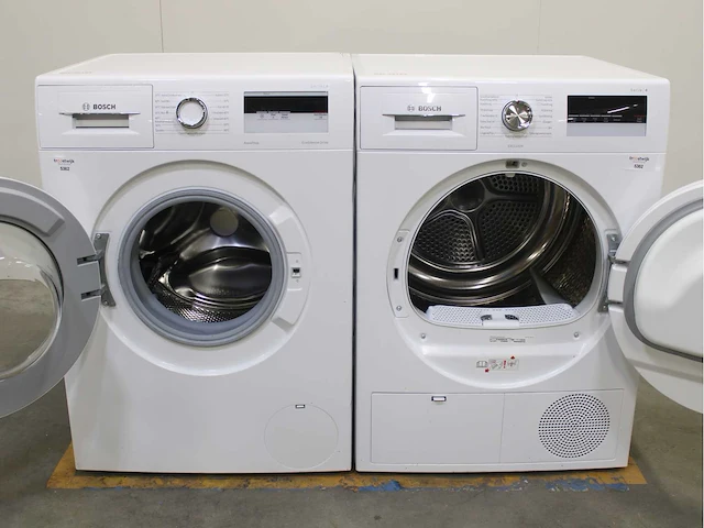 Bosch serie|4 aquastop ecosilence drive wasmachine & bosch serie|4 exclusiv wasdroger - afbeelding 2 van  8