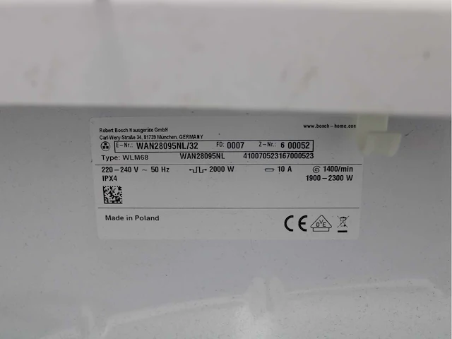 Bosch serie|4 aquastop ecosilence drive wasmachine & bosch serie|4 wasdroger - afbeelding 5 van  8