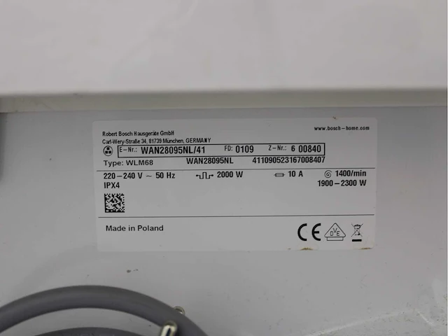 Bosch serie|4 aquastop ecosilence drive wasmachine & bosch serie|4 wasdroger - afbeelding 5 van  8