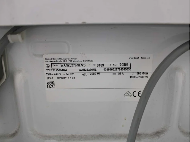 Bosch serie|4 aquastop ecosilence drive wasmachine & bosch serie|4 wasdroger - afbeelding 5 van  8