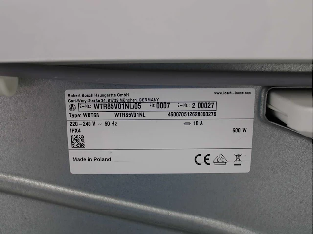 Bosch serie|4 aquastop ecosilence drive wasmachine & bosch serie|4 wasdroger - afbeelding 8 van  8