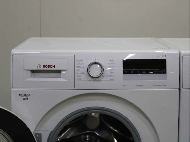Bosch serie|4 aquastop ecosilence drive wasmachine & bosch serie|4 wasdroger - afbeelding 3 van  8