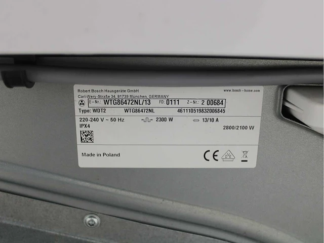 Bosch serie|4 aquastop ecosilence drive wasmachine & bosch serie|6 wasdroger - afbeelding 8 van  8