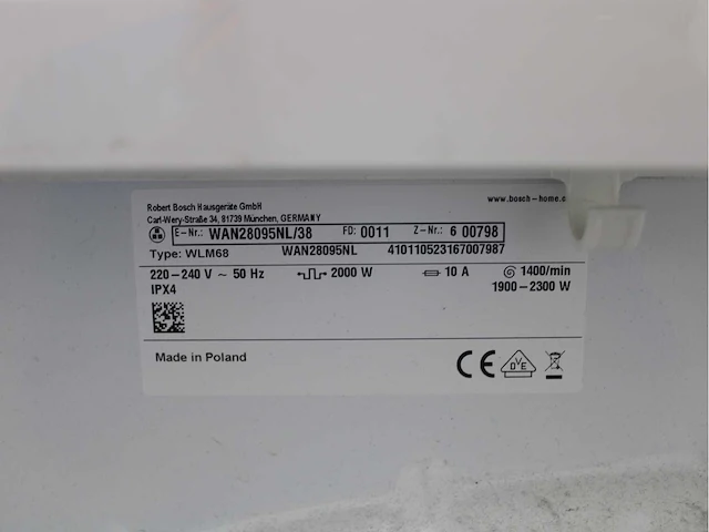 Bosch serie|4 aquastop ecosilence drive wasmachine & bosch serie|6 wasdroger - afbeelding 5 van  8