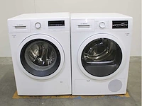 Bosch serie|4 aquastop ecosilence drive wasmachine & bosch serie|6 wasdroger - afbeelding 1 van  8