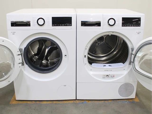 Bosch serie|4 aquastop wasmachine & bosch serie|6 selfcleaning condenser wasdroger - afbeelding 2 van  8