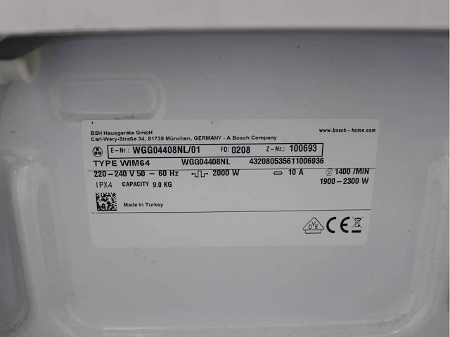 Bosch serie|4 aquastop wasmachine & bosch serie|6 selfcleaning condenser wasdroger - afbeelding 5 van  8