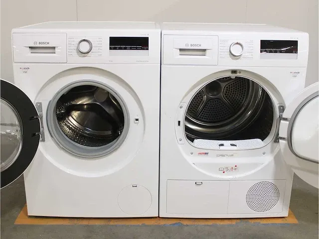 Bosch serie|4 ecosilence drive wasmachine & bosch serie|4 droger - afbeelding 2 van  8