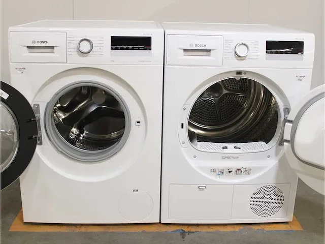 Bosch serie|4 ecosilence drive wasmachine & bosch serie|4 droger - afbeelding 2 van  8