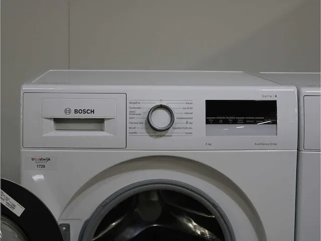 Bosch serie|4 ecosilence drive wasmachine & bosch serie|4 droger - afbeelding 3 van  8