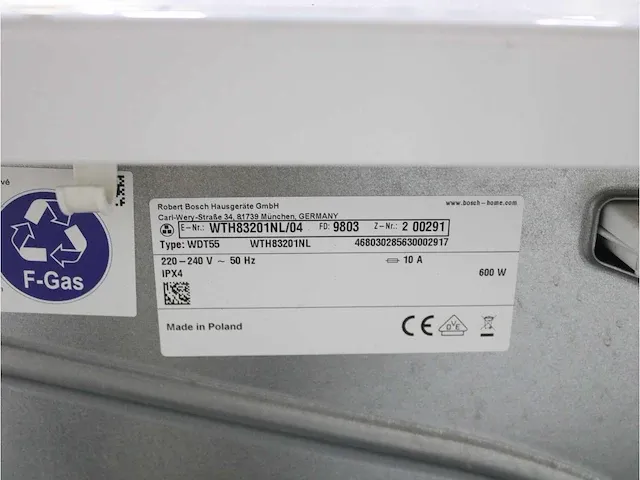 Bosch serie|4 ecosilence drive wasmachine & bosch serie|4 droger - afbeelding 8 van  8