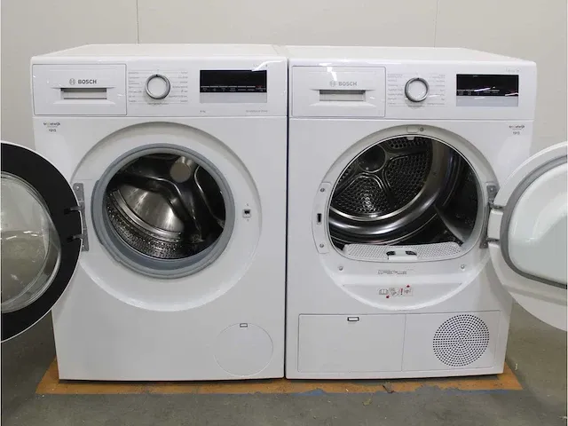 Bosch serie|4 ecosilence drive wasmachine & bosch serie|4 droger - afbeelding 2 van  8